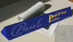 Artist Paul D'Arcy presentation box