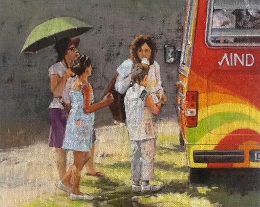 Queuing For Ice Cream