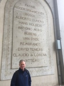 Paul D’Arcy at the Prado Museum Madrid